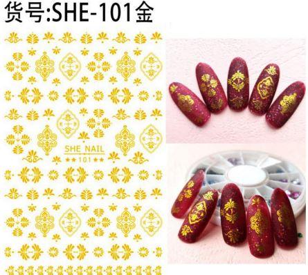 Nail Sticker - Design SH101g - Unicorn Lab