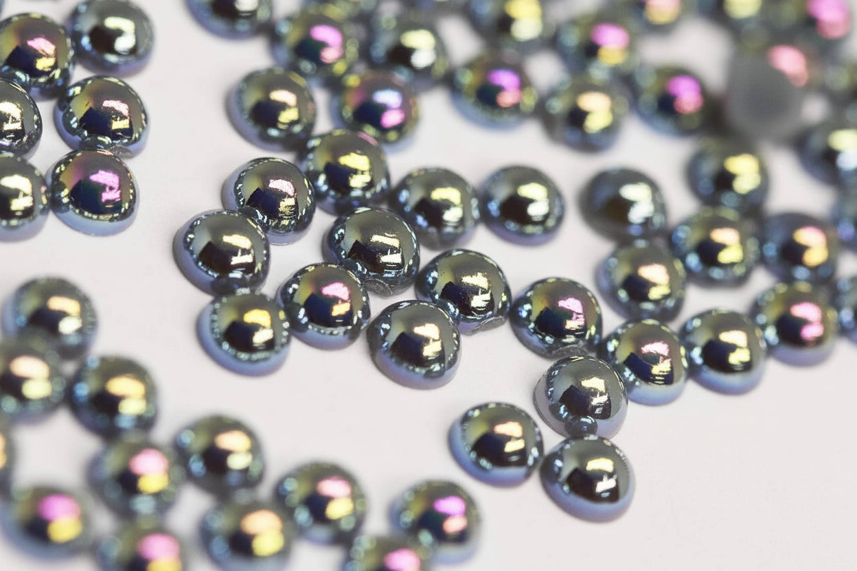 Silver AB Pearl 4mm - Unicorn Lab