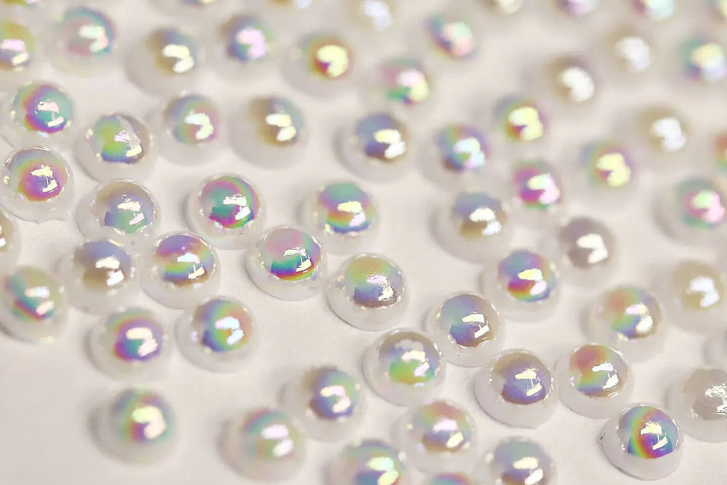 White AB Pearl 3mm - Unicorn Lab