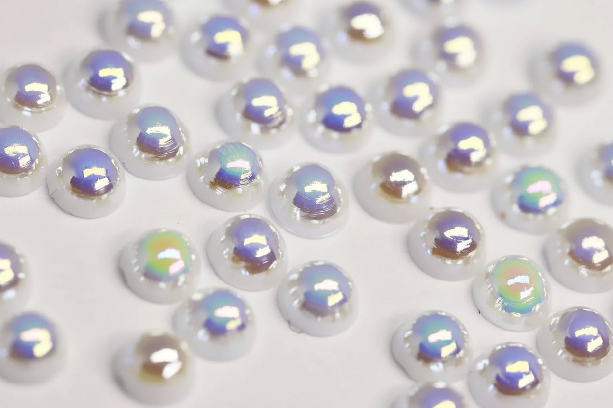 White AB Pearl 4mm - Unicorn Lab