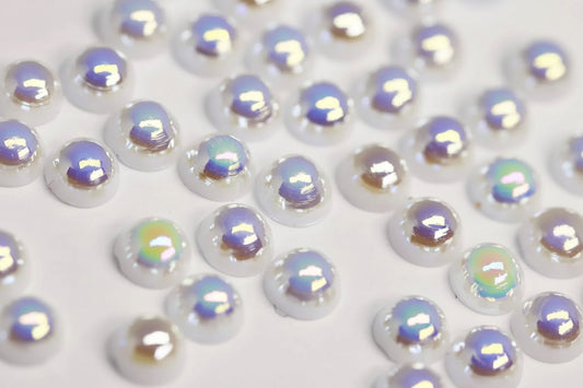 White AB Pearl 4mm - Unicorn Lab