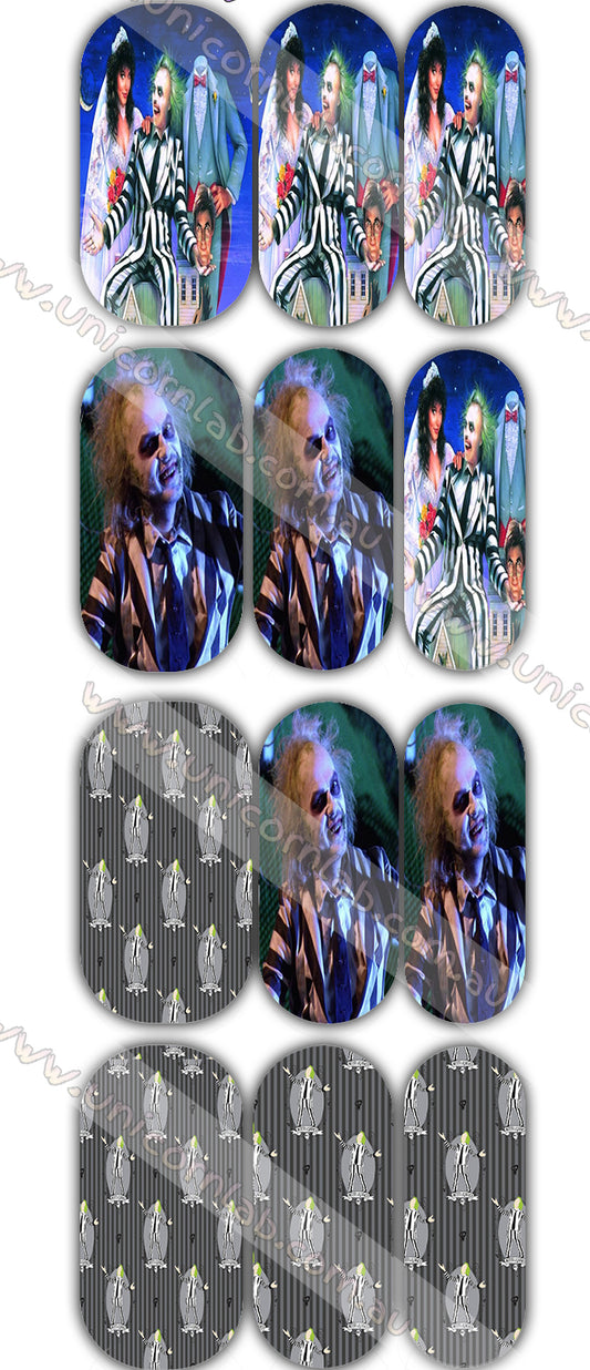 Beetlejuice Waterslide Decals waterslide decal