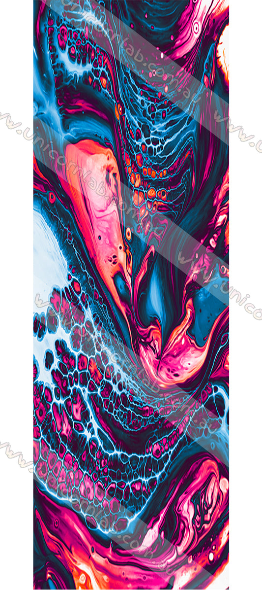 Fluid Cells Pink & Purple Waterslide Decals