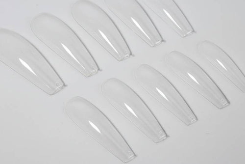 Long Clear Coffin Tips - Unicorn Lab