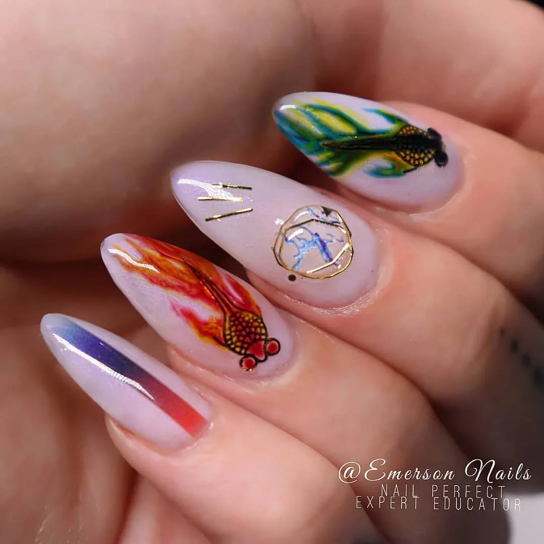 Nail Sticker - Design SH90 - Unicorn Lab