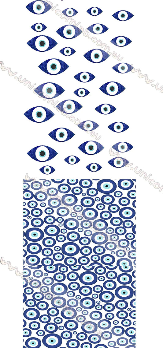 Evil Eye Waterslide Decals - Unicorn Lab
