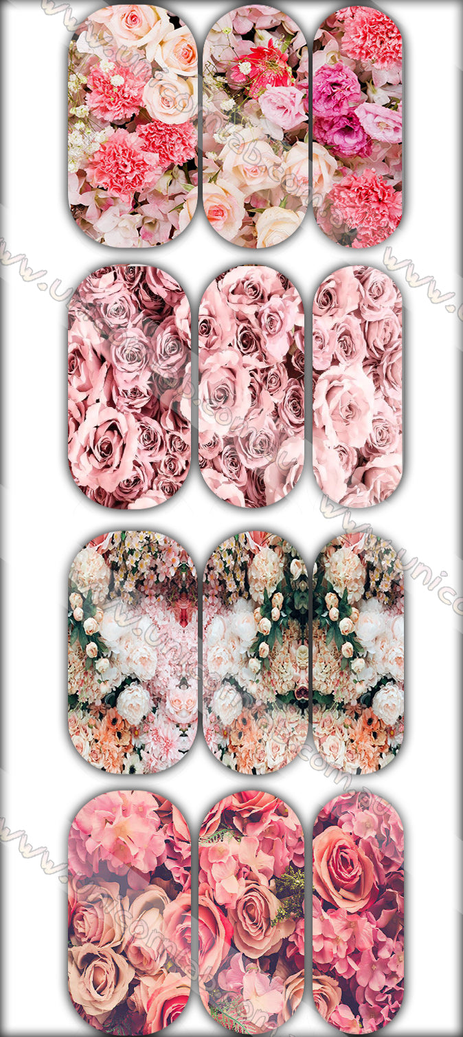 Floral Design 1 Waterslide Decals waterslide decal
