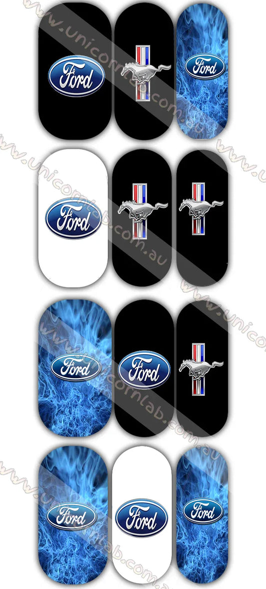 Ford Waterslide Decals - Unicorn Lab