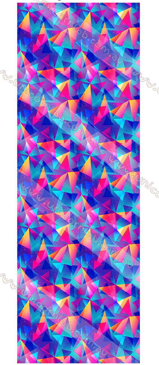 Geometric Triangles Waterslide Decals waterslide decal