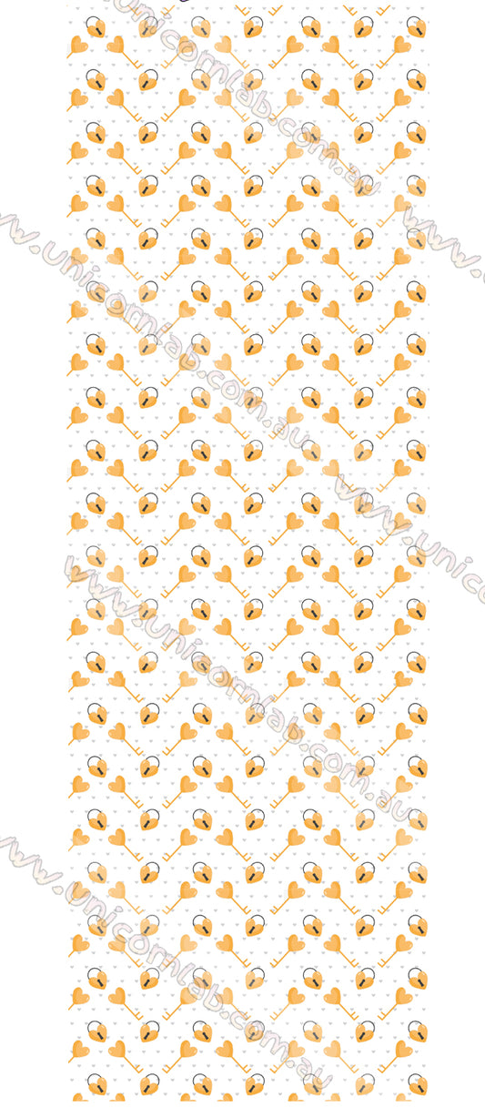 Keys & Hearts Waterslide Decals waterslide decal