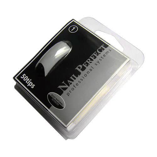 Size 9 Natural Replacement Nail Tips - 50 Count - Unicorn Lab