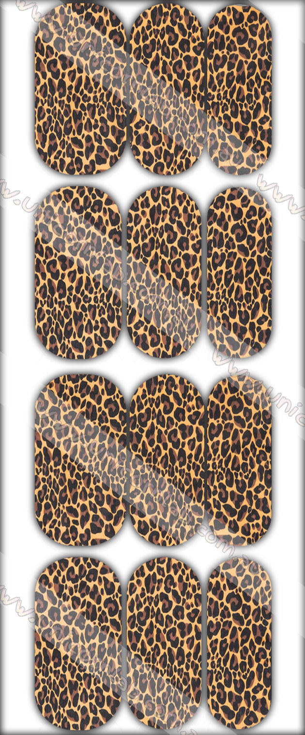 Leopard Print Waterslide Decals waterslide decal