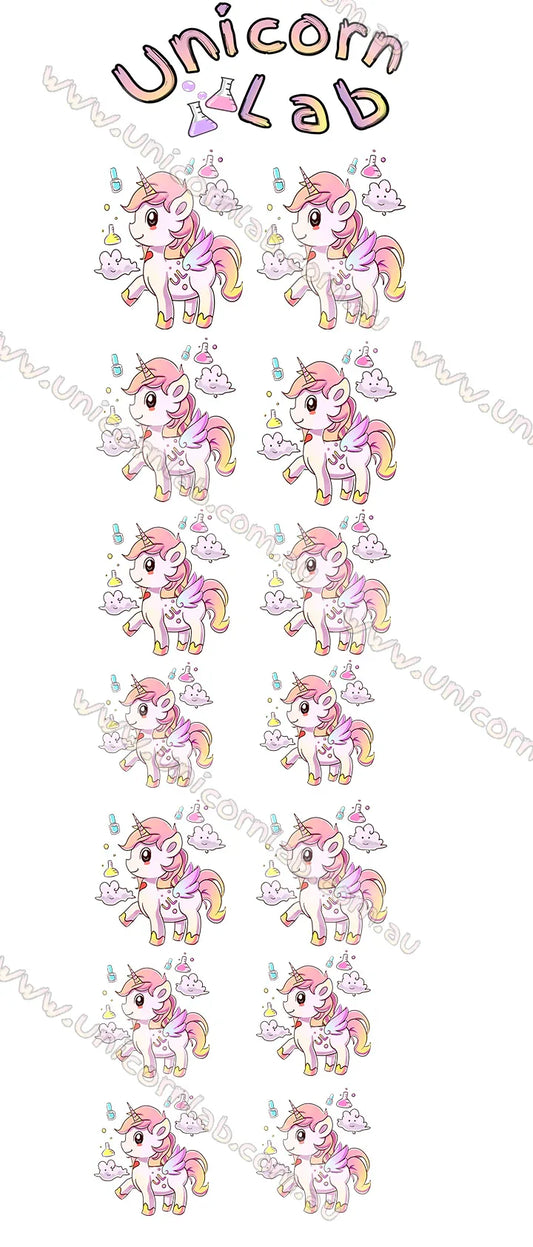 Unicorn Lulu Waterslide Decals - Unicorn Lab