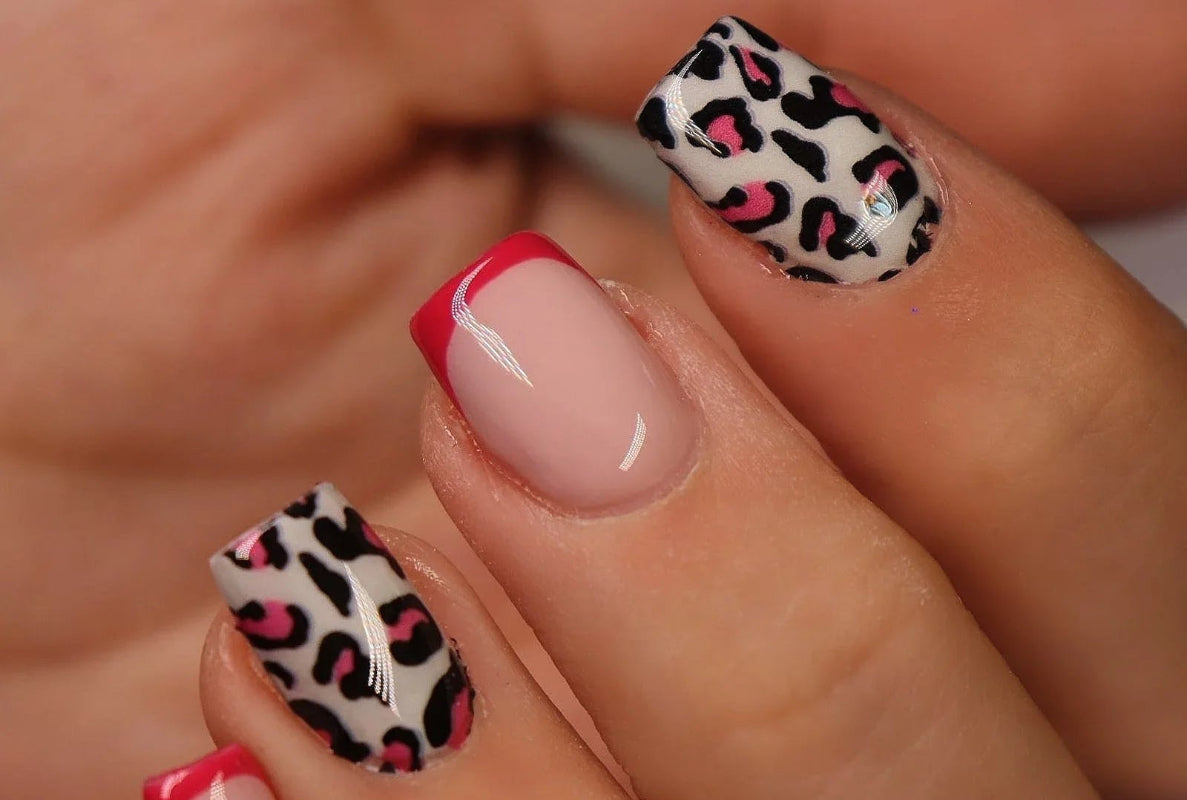 Pink Leopard Print Waterslide Decals - Unicorn Lab