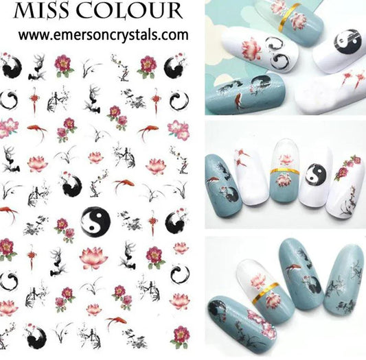 Nail Sticker - Design MC057 - Unicorn Lab