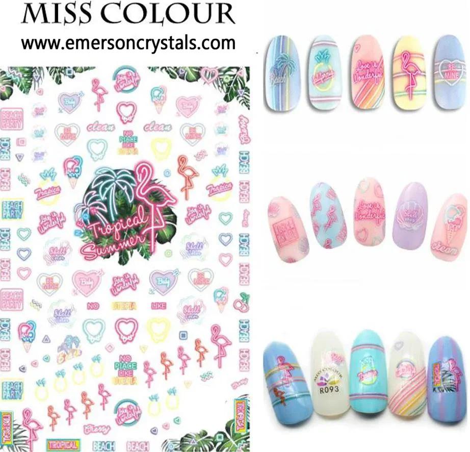 Nail Sticker - Design MC093 - Unicorn Lab