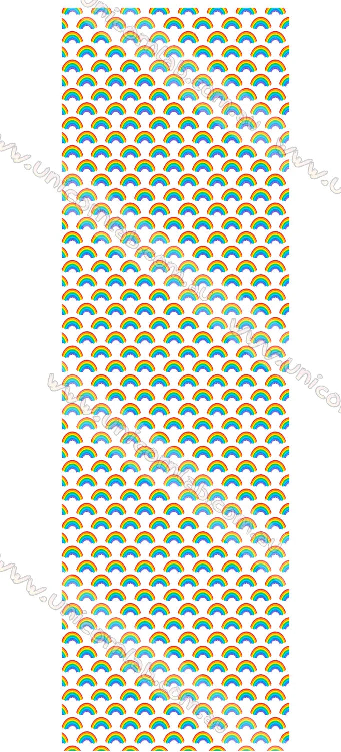 Rainbows Waterslide Decals - Unicorn Lab
