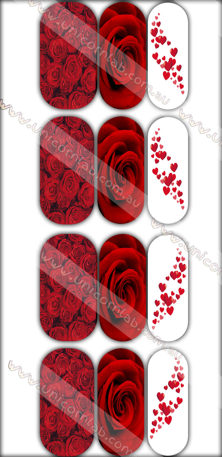 Rose Waterslide Decals waterslide decal