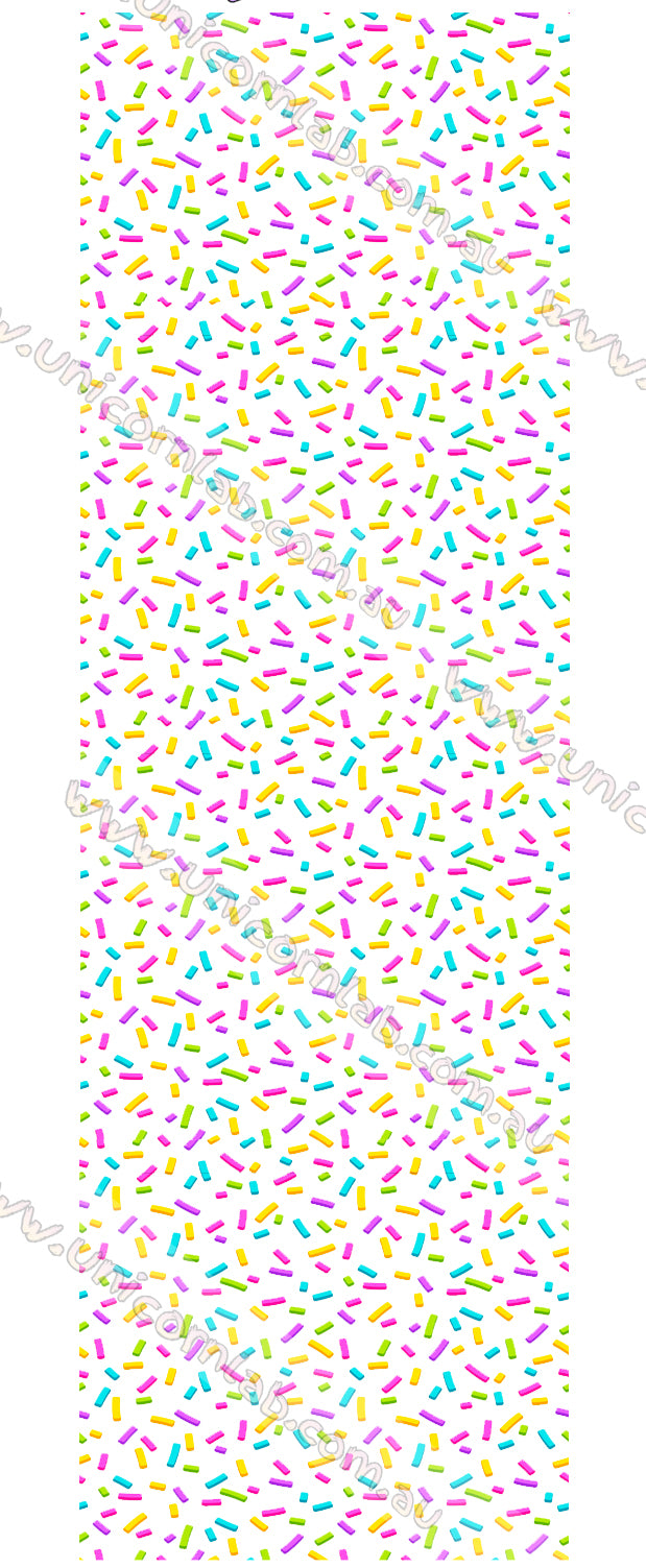 Rainbow Sprinkles Waterslide Decals waterslide decal
