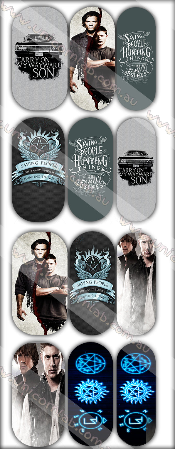 Supernatural Waterslide Decals waterslide decal